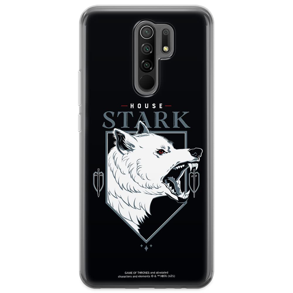 ERT GROUP mobile phone case for Xiaomi REDMI 9 original and officially Licensed Game of Thrones pattern 007 optimally adapted to the shape of the mobile phone, case made of TPU