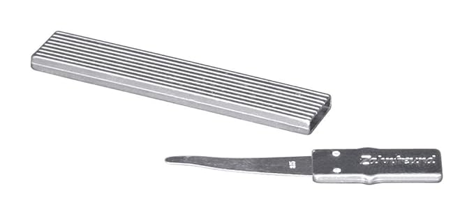 Home Xpert Zahnstocher ZAHNFREUND, Zahnreiniger, platinfarben mit echtem Silberblatt, 4 cm inkl. Griff, 5,5 cm Gesamtlänge mi