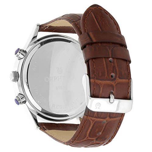 Orphelia Champions League - Reloj de Pulsera para Hombre (Mecanismo de Cuarzo, Correa de Piel) - Imagen 3