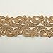Gold Metallic Floral Flower Lace trim by the yard - Bridal wedding Lace Trim wedding fabric Millinery accent motif scrapbooking crafts lace for baby headband hair accessories dress bridal accessories by Annielov trim #73