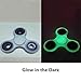 STRESS SPINNER Fidget Hand Spinner Glow in Dark EDC Focus Toys with Hybrid Ceramic Bearing for ADHD Anxiety Boredom