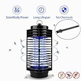Electric Mosquito Killer Lamp,LED Insect Zapper Repeller, Pest Bug Killer Trap Night Light No Radiation Non-toxic for Standing or Hanging Indoor Outdoor