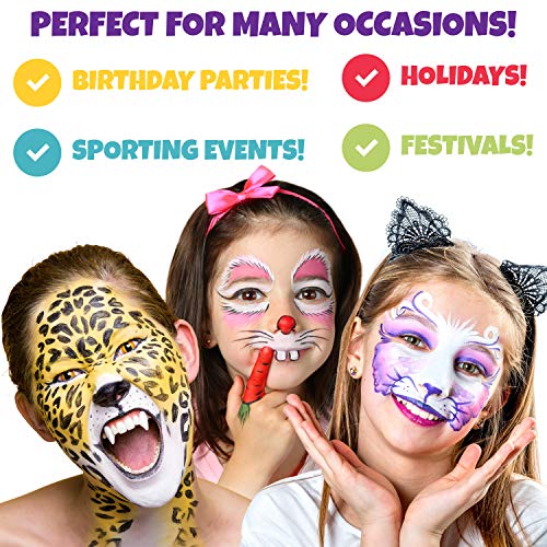 image for Kangaroo Face Paint Crayons for Kids Face & Body Painting Makeup Crayo