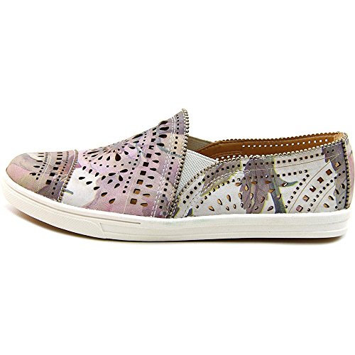Earth Women's Tangelo Slip on Flower Multi Printed Leather 8.5
