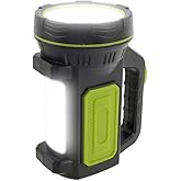 Super Bright Spotlight, Rechargeable Searchlight Handheld LED Flashlight, 6000mah Led Torch with Side Light High Power Waterp