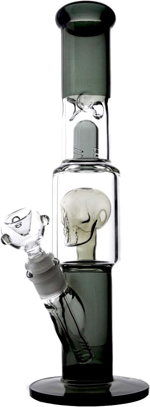 SEA GIANT Handmade 11.5 Inch Beautifully Glass Skull Glass Crafts