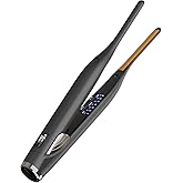 GLAMPALM Stiletto Hair Straightener 0.3" Pencil Ceramic flat iron Infused with Vita C, Korea's No.1 Professional Salon Tool for Short Hair, Dual Voltage, 7 Heat Setting(150°–450°), 10s Heat-Up (GP141)