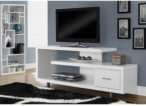 Hawthorne Ave White 60-Inch TV Console