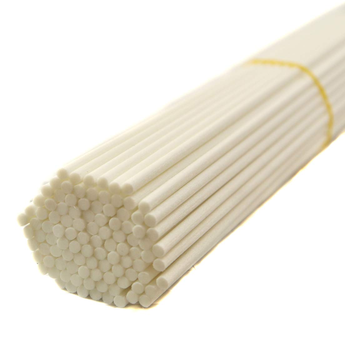 Fiber Diffuser Replacement Sticks For Aroma Fragrance 100 Pieces (20cm x 3mm, White)