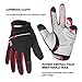 Zookki Work Gloves,Full finger-Black,M(6.7inches-7.9inches)