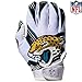 Franklin Sports Jacksonville Jaguars Youth NFL Football Receiver Gloves - Receiver Gloves For Kids - NFL Team Logos and Silicone Palm - Youth M/L Pair