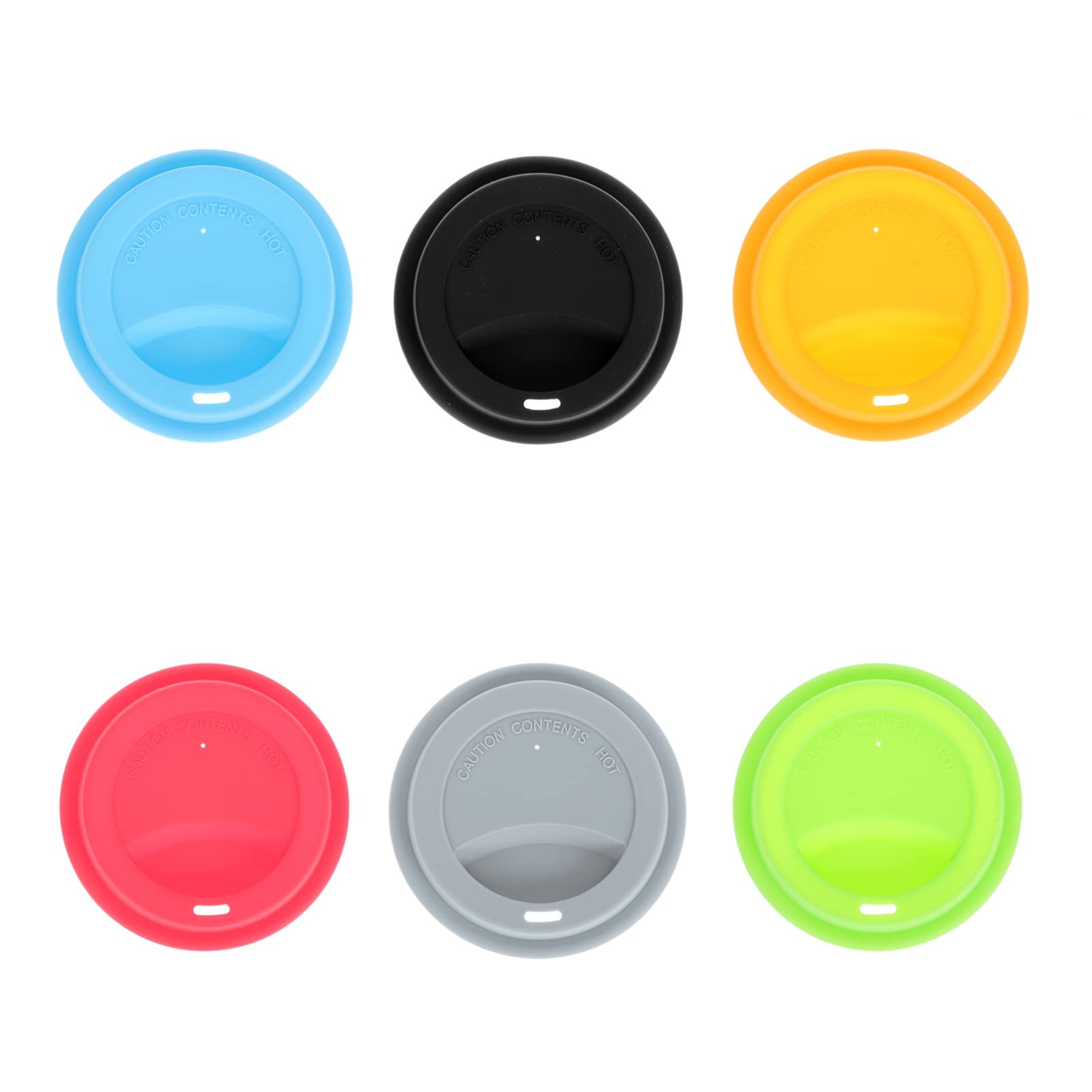 cabilock Vacuum Cup Cover 6 Pcs Silicone Mug Covers Rubber Cup Lids Diamond Drink Cup Lids Anti- dust Airtight Seal Bowl Universal Cover for Hot and Cold Beverages Silicone Mug Lids