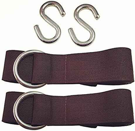 Tree Swing Hanging Kit Swing Hanging Holds Straps-2 Strap and 2 S Hooks