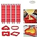 PUCKWAY Nonstick 4PCS Silicone Cake Mold Cake Pan Magic Bake Snake DIY Baking Mould Tools - Design Your Cakes Any Shape
