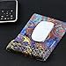 Cheliz Memory Foam Non Slip Mouse Pad Wrist Rest - Durable & Comfortable & Lightweight for Easy Typing & Pain Relief-Ergonomic Support(Blue Flower)