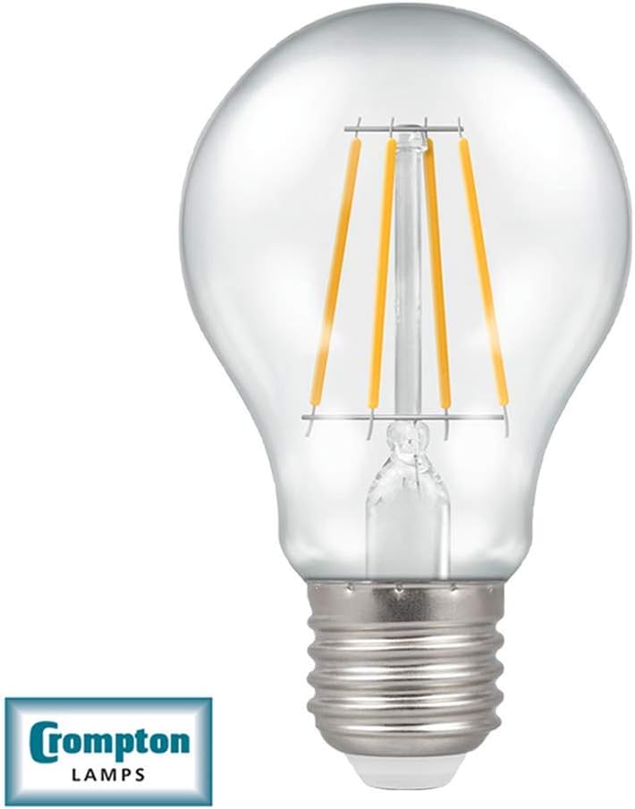 Crompton LED Dimmable Filament GLS Light Bulb Clear 7.5W E27 ES 2700K Warm White 60W Incandescent Bulb Equivalent 806 Lumens Energy Saving led Bulbs Edison Screw LED Light Bulbs - Image 5