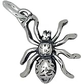 KEVIN N ANNA 925 Sterling Silver Tiny Spider Charm | Charm Only