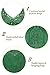 BABEYOND Women's Flapper Dresses 1920s V Neck Beaded Fringed Great Gatsby Dress Green