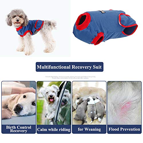 Dog Recovery Suit Cone ECollar Alternative Recovery Costume for Dogs