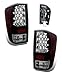 SPPC Black LED Tail Lights Assembly Set for Nissan Titan - (Pair) Driver Left and Passenger Right Side Replacement