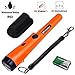 Pin Pointer Metal Detector, Hand-held Metal Detector 360° Scanning Unearthing Treasure Finder Buzzer Vibration with High Sensitivity