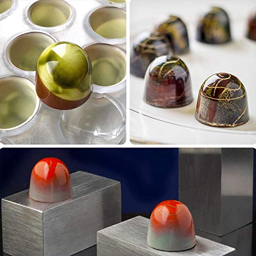 Grainrain polycarbonate chocolate mold polycarbonate chocolate bar mould Bullet Clear Hard Plastic candy pastry tools - Big Size (19322)