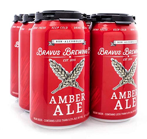 Bravus Non-Alcoholic Amber Ale - 12 Fl Oz | Pack of 6