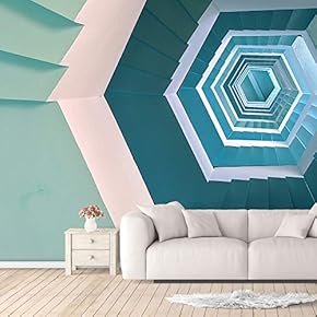 Wall Murals for Bedroom Spatial Perspective Large Removable Wallpaper Peel and Stick Wall Stickers - 66x96 inches