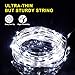 24-Pack Fairy Lights Battery Operated Firefly Starry String Lights Waterproof 7.2FT, Cool White 20 Micro LEDs Copper Wire Portable Bulk Fairy Lights for Wedding Bedroom Party Christmas Festival