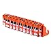 Storacell by Powerpax PBC Original Mulit-Pack Battery Storage Caddy, Orange, Holds 19 Various Batteries (Not Included)