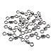 Dr.Fish Barrel Fishing Swivels, Available from #12-#12/0, Stainless Swivels Fishing Tackle Saltwater, Freshwater, Leader/Line/Lure Connector #6/0 352LB
