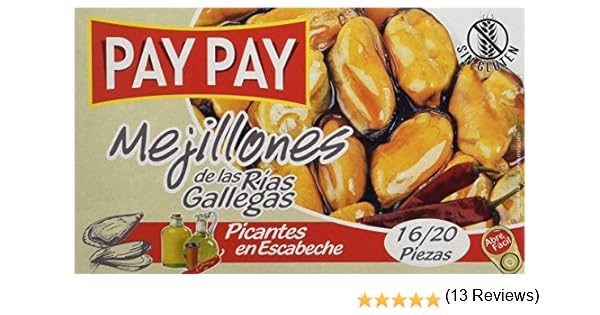 Pay - Pay Mejillones De Las Rías Gallegas Picantes En Escabeche ...
