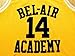 Fresh Prince Jersey 14 Will Smith Jersey Yellow Bel-Air Academy Basketball Jerseys Stitched (Golden, XX-Large)