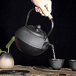 40.6oz Cast Iron Teapot, Japanese Tetsubin Tea