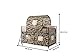 Coaster Home Furnishings Camouflage Rustic Metal Twin Size Army Camouflage Tent Loft Bed Frame with Ladder and Guardrails Fully Slatted Mattress Ready Foundation Green 460331