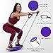 Solofit Balance Board with Resistance Bands - Fitness Board for Adults – The Abs Legs Core Workout Balancing Board - Ideal for Core Workout, Dancers, Ankle Workouts, Balancing Exercises, DVD Included