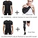 TUOY Men's Padded Compression Shirt Protective T Shirt Rib Chest Protector for Football Paintball Baseball