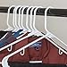 1InTheHome Standard Plastic Hangers, Everyday Tubular Clothes Hangers, Hanger (30 Pack)