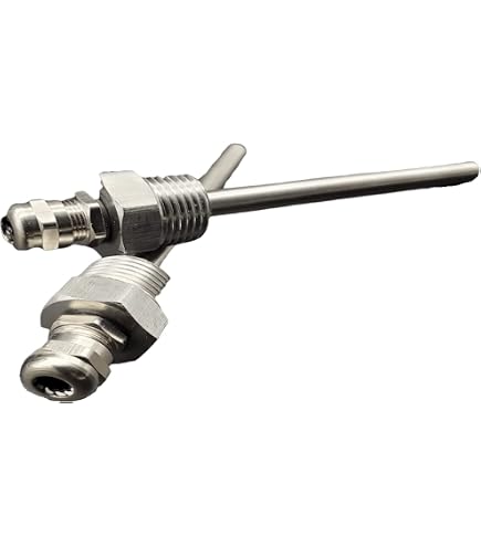 Stainless Steel Thermowell Weldless Fitting - 1/2 Inch BSP, 30mm To 200mm Lengths, For Temp Sensors