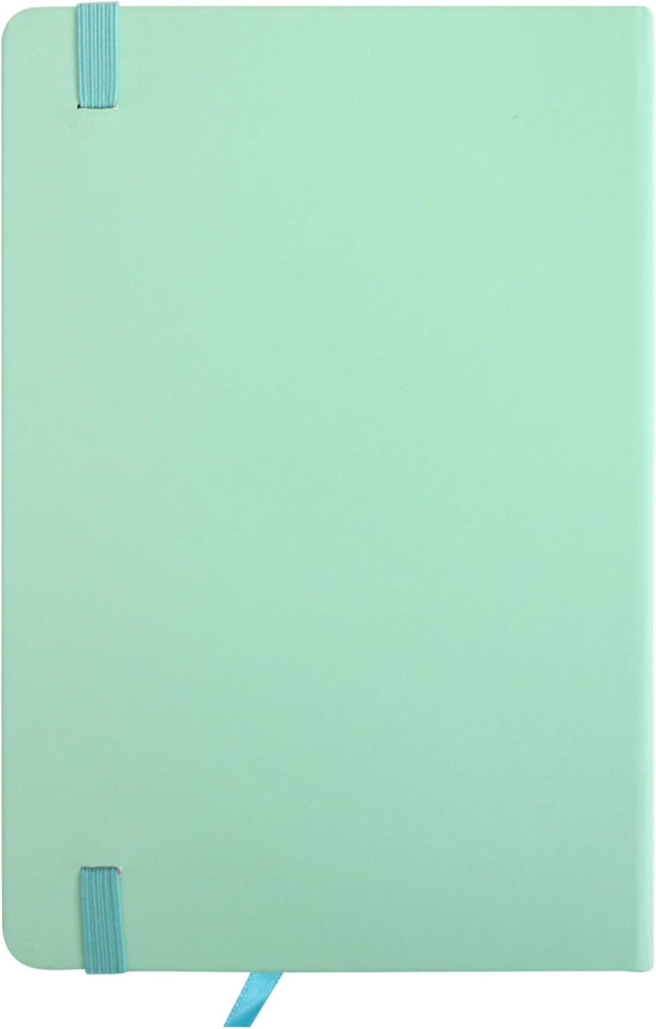 Emartbuy Hardbound Pastel Diary Notebook Notepad Writing Journal Ruled A5 Size 96 Sheets (192 Pages) With Elastic Band - Green - Image 3
