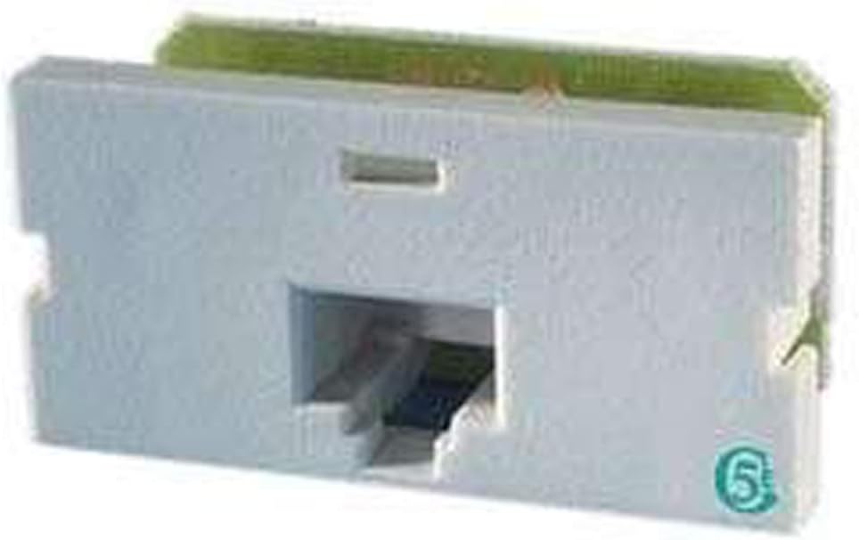 Ortronics Clarity Series II 1-Port CAT5e Jack Module, Fog White OR-S215E00