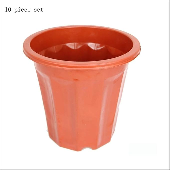 Garden ceramic planting pots 10 piece set Multiple