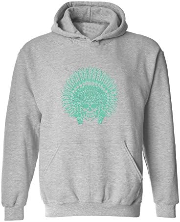 SM Wear Indian Sugar Skull Headdress Hoodie Native American Sweatshirts