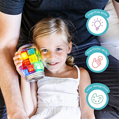 Glo Pals x Sesame Street Elmo WaterActivated Bath Toy with 6 Reusable