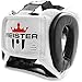 Meister Gel Full-Face Training Head Guard for MMA, Boxing & Muay Thai - White/Black - Small/Medium