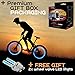 Universal Bike Phone Holder #1 Bike Phone Mount | Bike iPhone Mount/iPhone 6 Holder for Bike | Bike Cell Phone Holder 2X Wheel Led Bike Light - Sports Bike Gifts