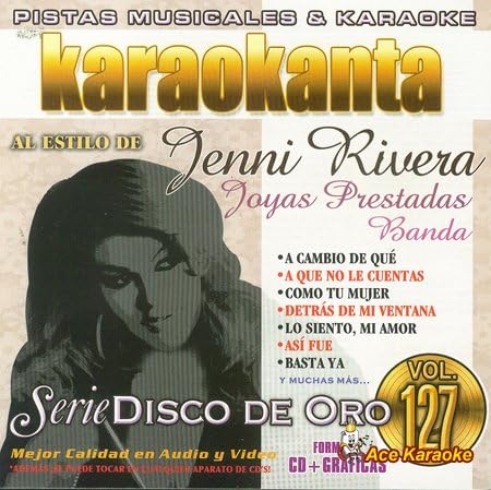 Karaokanta KAR-1827 - Disco de Oro - Joyas prestadas (Banda) - Spanish CDG