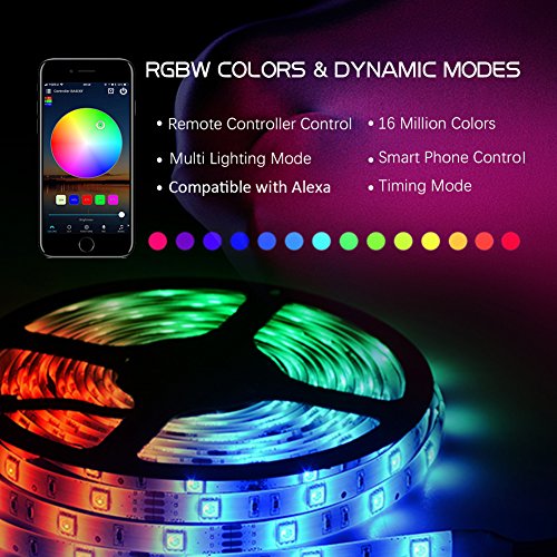 Litake LED Strip Lights, WiFi Wireless Smart Phone APP Controlled Light
