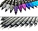 Brush Pen Dual Tip Marker Set - 36 Colors with Coloring Book and Sketch Pad - Fine Tip Pen and Brush Pen - Art Markers are Great for Bullet Journals, Creativity and Calligraphy