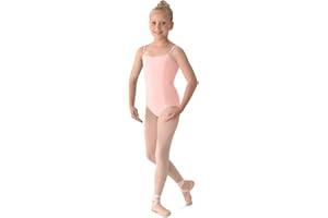 Mirella Girl's Princess Seam V-Front Camisole Dance Leotard